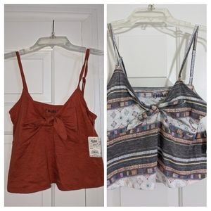 Set of 2 Mudd crop tops NWT